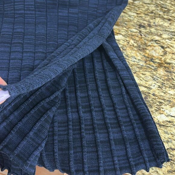 Peruvian Connection Cotton Striped Cap Sleeves Midi Dress Size S - Picture 6 of 9